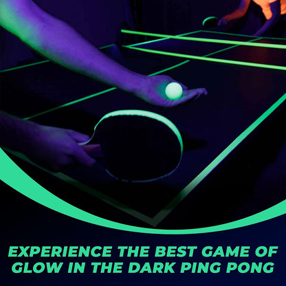 Neonic Blacklight Ping Pong Set