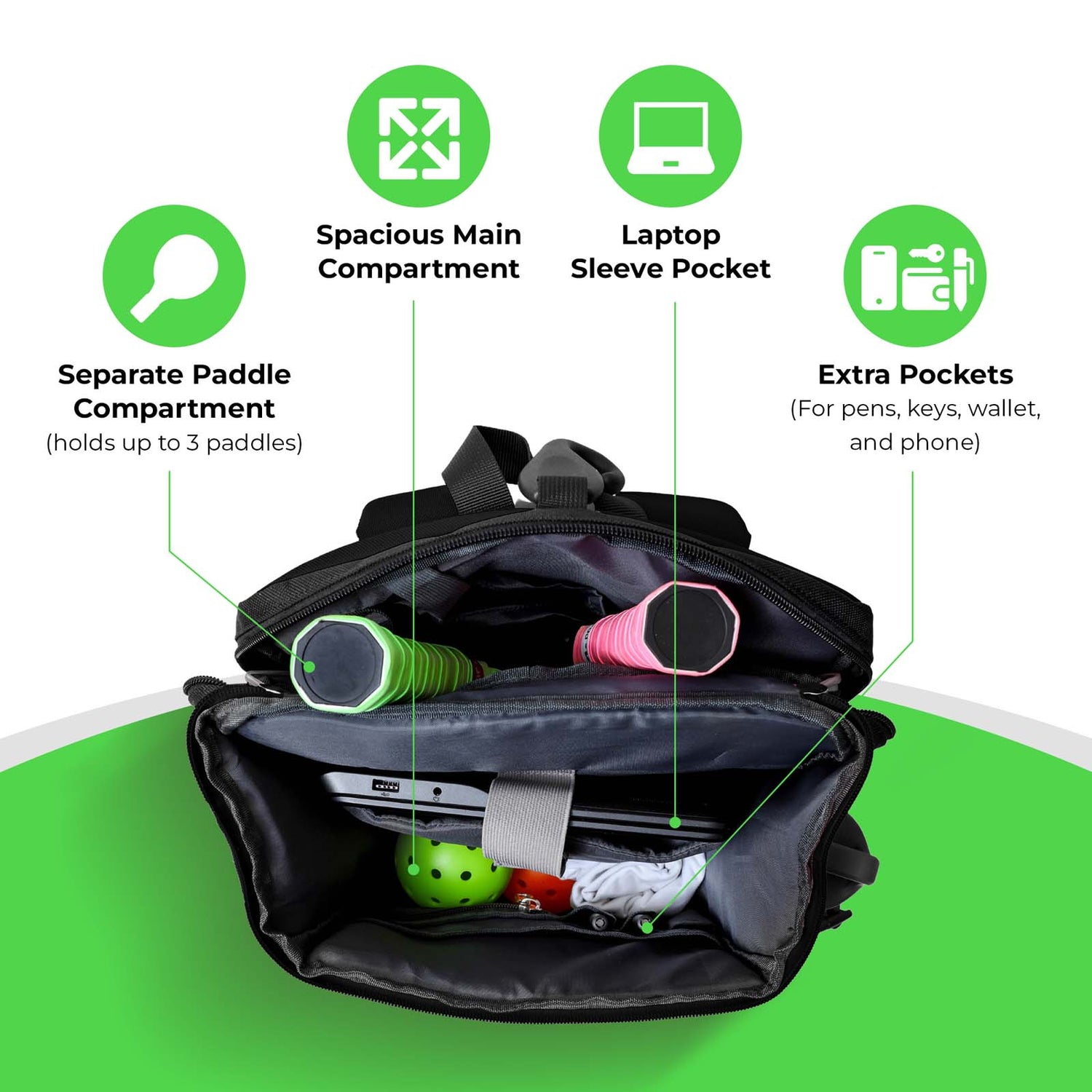 neonic pickleball backpack (gen 2)